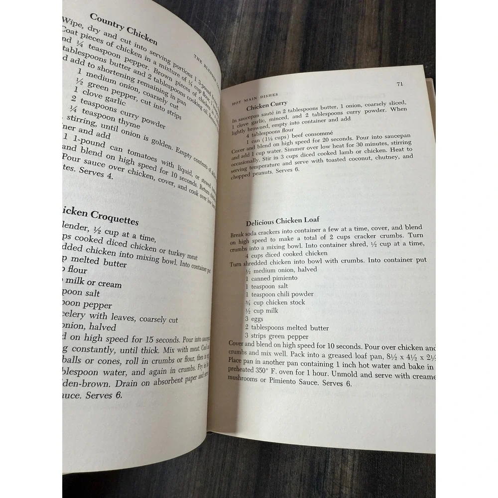 The Blender Cookbook by Ann‎ Seranne Eileen Gaden 1961 Vintage Hardcover